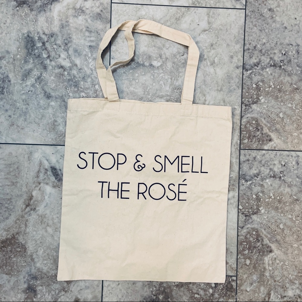 🍷Stop & Smell The Rose` Tote 🍷